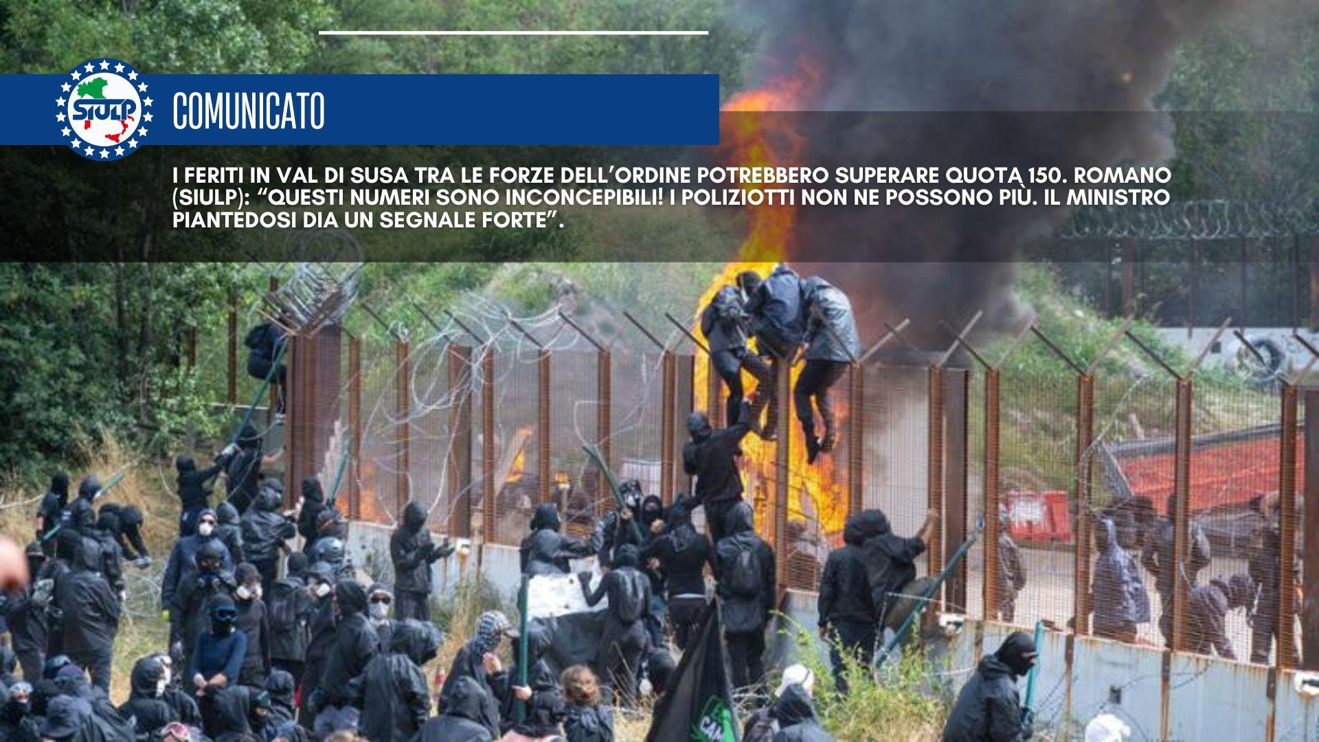 I feriti in Val di Susa tra le forze dell’ordine potrebbero superare quota 150